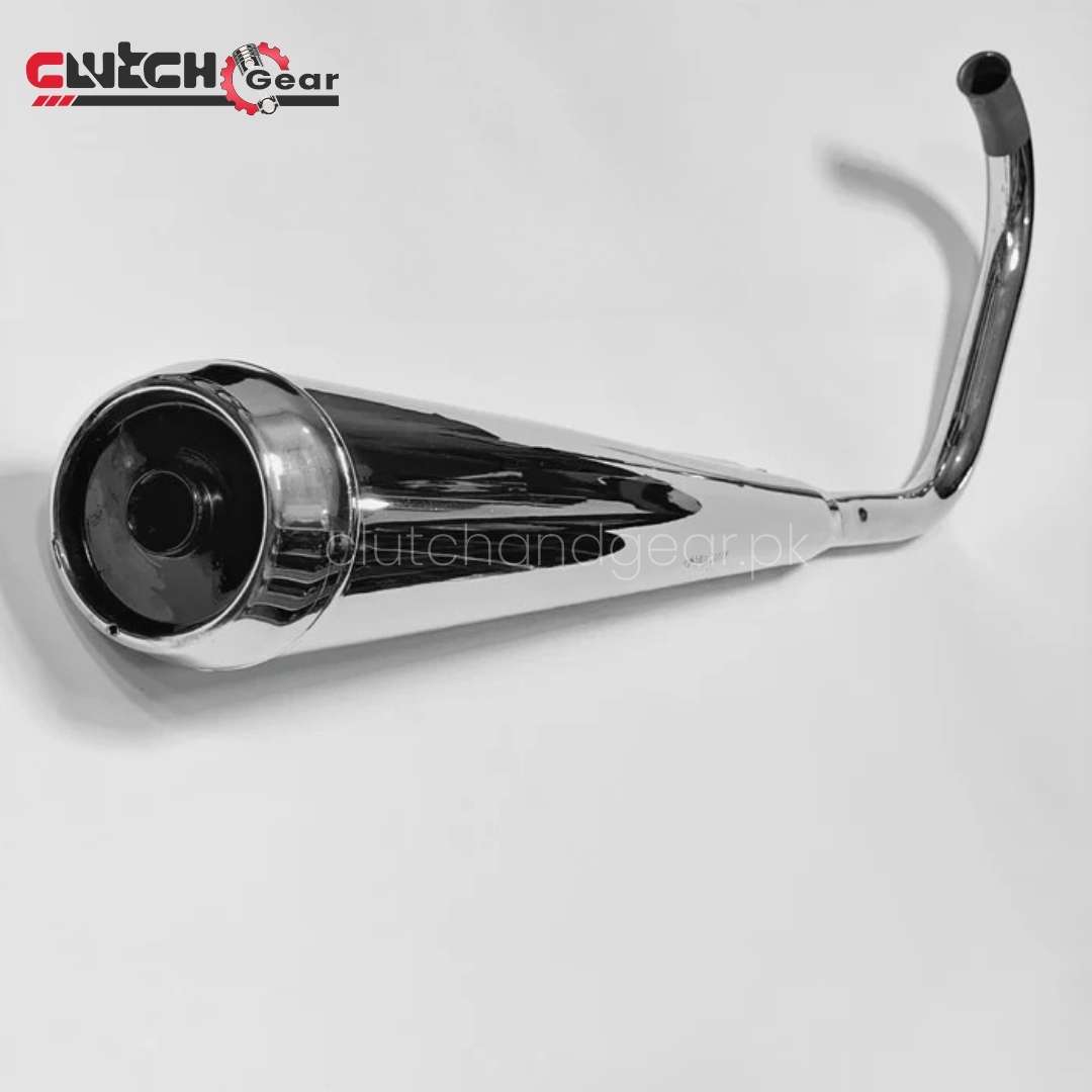 AHL3 Chrome Exhaust for Honda CG125 - Image 3