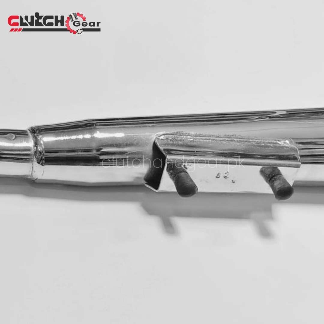 AHL3 Chrome Exhaust for Honda CG125 - Image 2