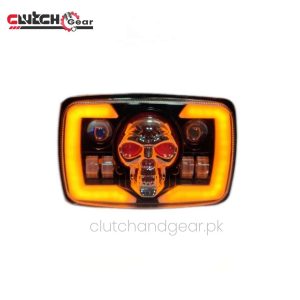 Skull-Shaped LED Headlight